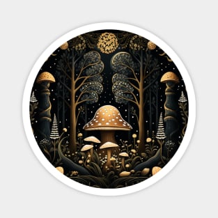 Mystical Mushroom Kingdom Magnet